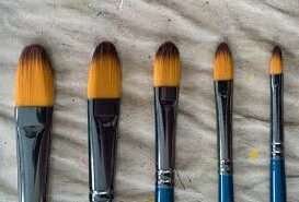 Filbert brushes
